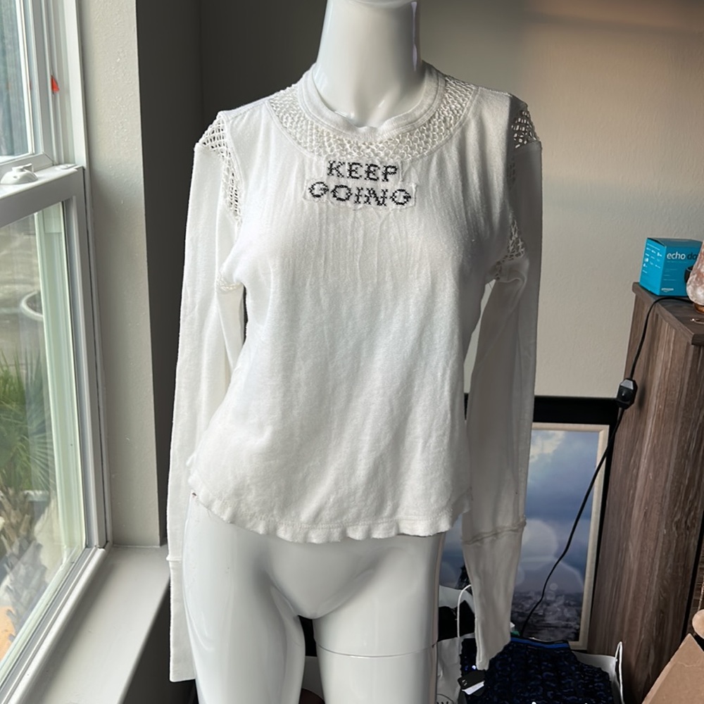 FP BY FREE PEOPLE MOVEMENT SHIRT TOP SIZE S